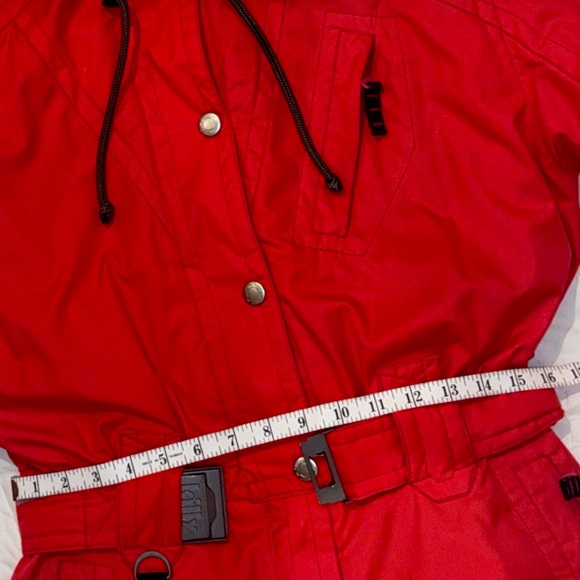 Women’s sz 8 Killy Ski Snowsuit Air & Water A.W.T Retro Red 80s France pristine - Picture 16 of 16